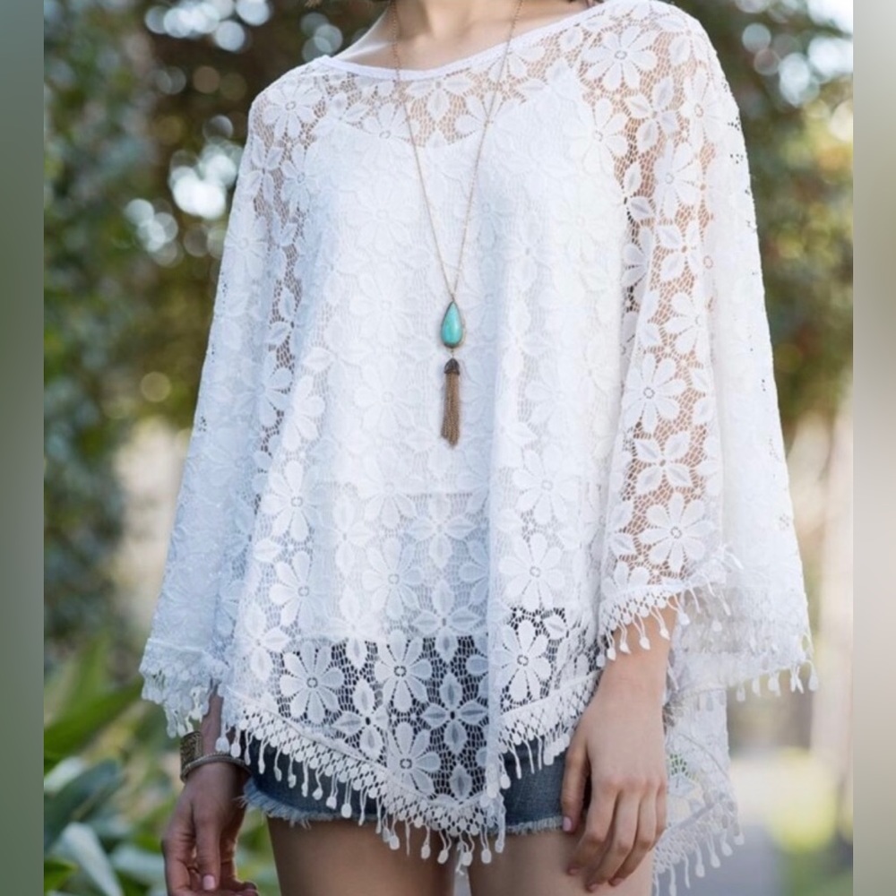 Lace Poncho